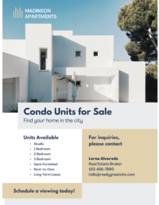 CONDOFORSALEFLYER